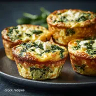 LowCarb Egg Muffins: Easy Keto Breakfast Cups (Spinach Feta)