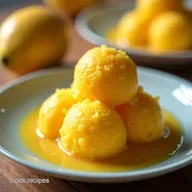 Sunshine on a Spoon Zesty Mango Tango Sorbet Recipe