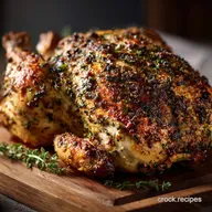 Foolproof HerbCrusted Mayonnaise Roasted Whole Chicken