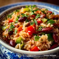 Mediterranean Rice and Beans One-Pot Recipe