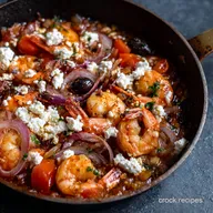 Mediterranean Shrimp Saganaki My Ouzo Feta Secret