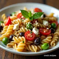 Mediterranean Healthy Greek Pasta Salad My Sunshine Recipe