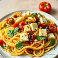 Mediterranean Pasta with Halloumi: A Taste of Sunshine!