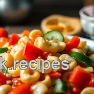 Easy & Refreshing Tortellini Pasta Salad Recipe: A Mediterranean Delight