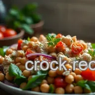 Fresh & Vibrant Tuna and Chickpea Salad &ndash; My Go-To Mediterranean Recipe