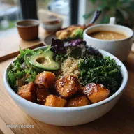 Miso Glazed Sweet Potato Buddha Bowl Ready in 30 Min
