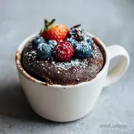 Chocolate Mug Cake in 4 Minutes with Dutch-Processed Cocoa
