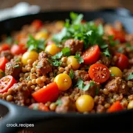 OnePan Wonder Healthy Ground Beef Veggie Skillet