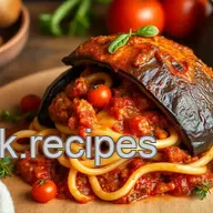 How to Make a Delicious Bake Eggplant Pasta Dome - Traditional Sicilian