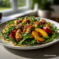 Peach Arugula Salad Recipe: Sweet Summer Perfection