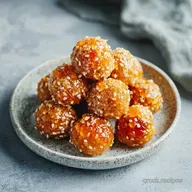 20 Minute Pepper Jelly Glazed Meatballs for 8 Servings