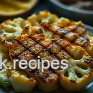Perfectly Charred Grilled Cauliflower Steaks with Herbed Olive Oil