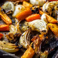 Perfectly Golden oven roasted vegetables Easy Recipe