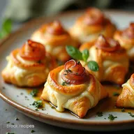 Golden Swirls Easy Pesto Prosciutto Crescent Roll Appetizers