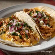Slow Cooker Queso Chicken Tacos: 4-Hour Velvety Flavor