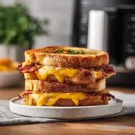 Quick Air Fryer Grilled Cheese: Crispy Baked Sandwich