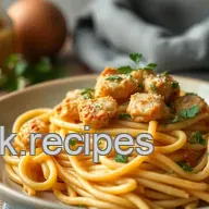 Easy Quick Honey-Mustard Chicken Pasta Delight for Family Dinners