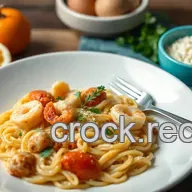 Spicy Quick Seafood Orzo with Chorizo Flavor: A One-Pan Delight