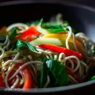 Basic Noodle Salad Recipe Rainbow Summer Delight