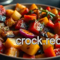 Easy Baked Vegetables: Rainbow Roast with Balsamic Glaze