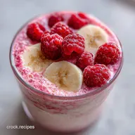 Raspberry Banana Yogurt Smoothie Sweet Flavorful | Creamy & Tangy