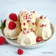 Raspberry White Chocolate Truffles Easy Dreamy Recipe