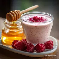 Quick Protein-Packed Creamy Raspberry Yogurt Smoothie with Honey in 5 Minutes