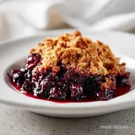 Razzleberry Crisp: Jammy and Crunchy