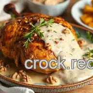 How to Make Amazing Roast Chicken with Creamy Walnut Sauce
