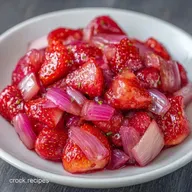 Roasted Strawberry Rhubarb for 6 Servings