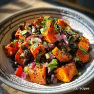 Roasted Sweet Potato Black Bean Salad Ready in 30 Min