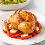 Rotisserie Chicken Platter Roasted Red Pepper Mozza Bliss