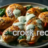 Ultimate Savory Chicken Saddles with Herb Cream Sauce!