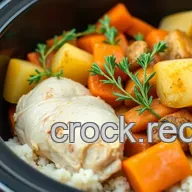 Savory Crock Pot Chicken with Tender Veggies