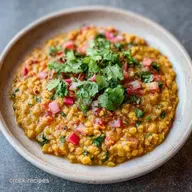 Rhubarb Lentil Dal in 30 Minutes
