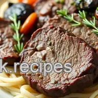 Savory Slow Cooker Sirloin Tip Roast Recipe