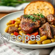 Indulge in My Easy Seared Lamb with Butter Beans Delight Recipe