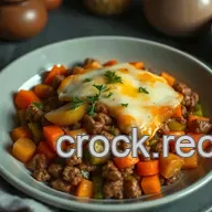 Sweet Potato Shepherd's Pie: A potato and ground beef recipes twist!