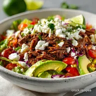 Taco Salad with Shredded Beef: Slow Cooker Favorite