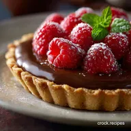Silky chocolate and raspberry tart Velvety Ganache Recipe