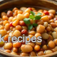 Simmered Beans: Vintage Comfort Food Delight