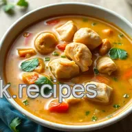 Comfort in a Bowl: My Simmered Chicken Soup with Thai Flavors Recipe