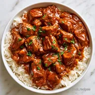 Slow Cooker Beef Rice Bowls with Chuck Roast