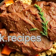 Slow Cooker Beef Roast Comfort Food Delight