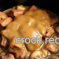 Slow Cooker Beef Tips with Rich Gravy