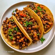 Slow Cooker Black Bean Tacos Meal Prep