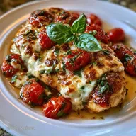 Slow-Cooked Chicken Caprese