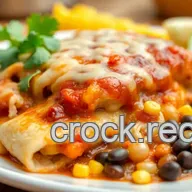 Slow Cooker Chicken Enchiladas - Comforting!