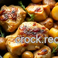 Slow Cooker Chicken & Potatoes Comfort Meal
