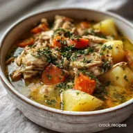 Slow Cooker Chicken Stew Recipe with Potatoes